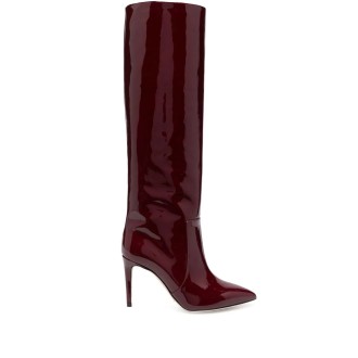 PARIS TEXAS Stivale Stiletto 90 In Pelle Verniciata Bordeaux