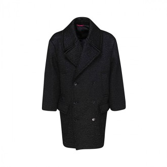 Valentino - Black Mohair Blend Coat