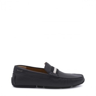 Bally - Black Leather Pearce Loafers