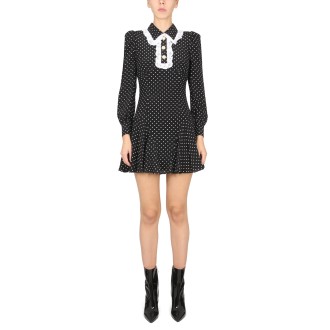 alessandra rich silk mini dress