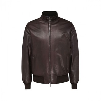 Barba - Dark Brown Leather Jacket