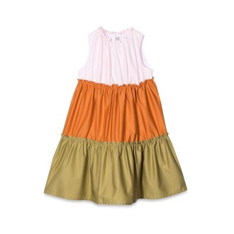 il gufo vestito s/maniche rosa