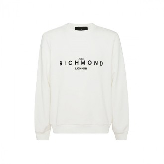 John Richmond - White Cotton Sweatshirt