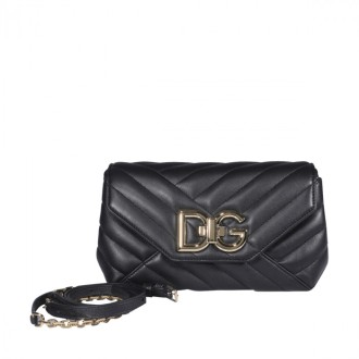 Dolce & Gabbana - Black Leather Lop Shoulder Bag
