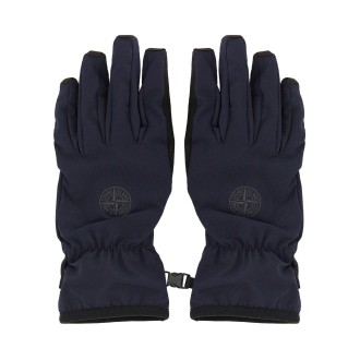 stone island technical fabric gloves