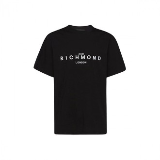 John Richmond - Black Cotton T-shirt