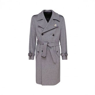 Lardini - Grey Wool Coat