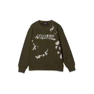 dsquared felpa girocollo