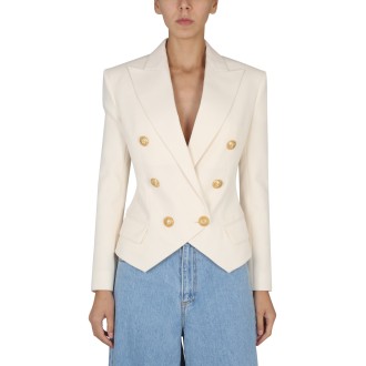 balmain double-breasted blazer