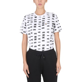 vivienne westwood all over logo t-shirt