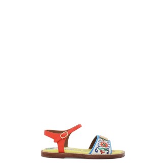 dolce & gabbana capri canvas sandal