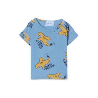 bobo choses sniffy dog all over short sleeve t-shirt