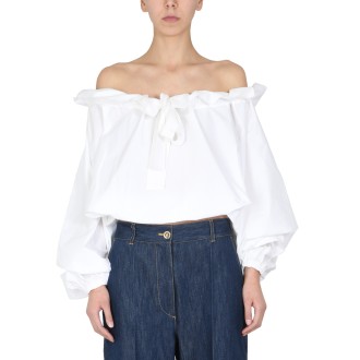 patou balloon sleeves top 