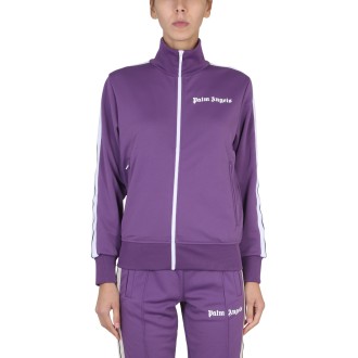palm angels zippered track sweatshirt