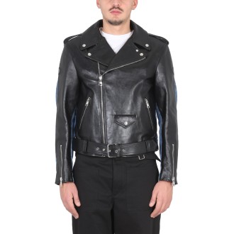 alexander mcqueen combo biker jacket