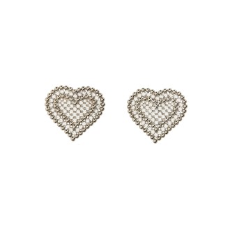 alessandra rich heart earrings