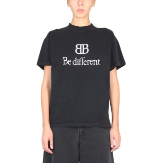 balenciaga bb logo t-shirt