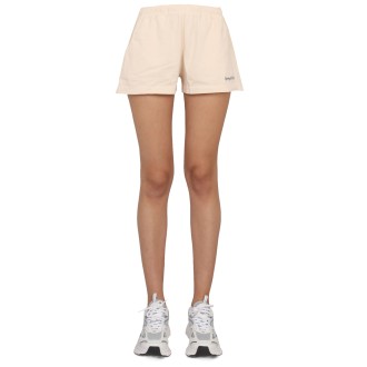 sporty&rich disco bermuda shorts with logo