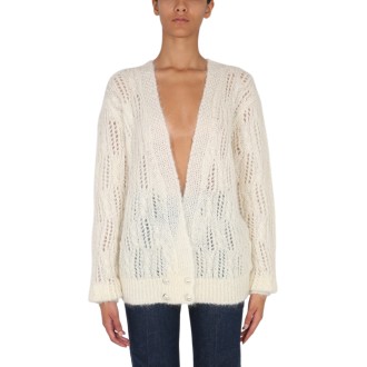 saint laurent mohair cardigan