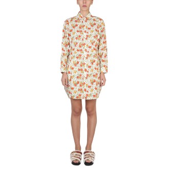 marni shirt dress with floral pattern