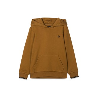 fred perry twin tipped hooded sweatshirt