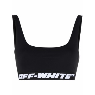Off White `Athl Logo Band` Bra