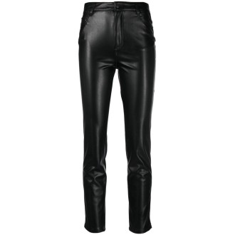 Ermanno Scervino Faux-Leather Cropeed Pants