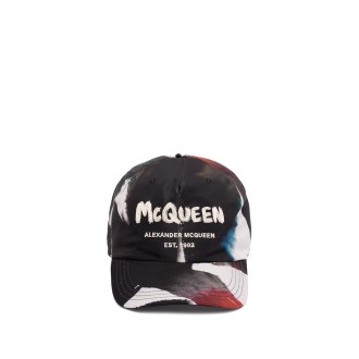 Alexander McQueen `Watercolor Logo` Hat