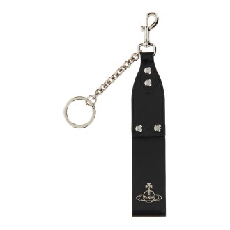vivienne westwood leather keychain