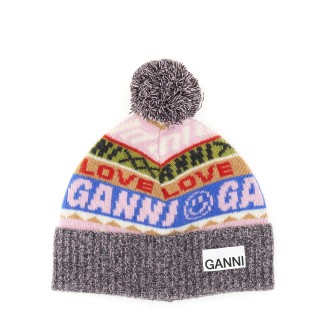 ganni woolen hat