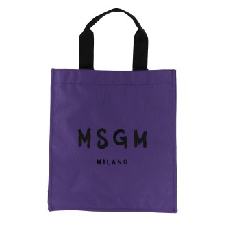 msgm tote bag with logo