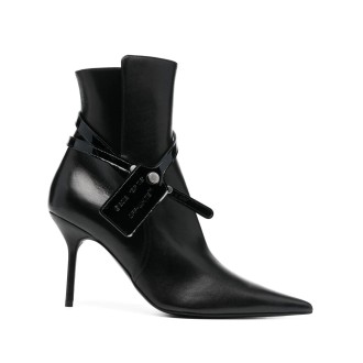 OFF-WHITE Stivaletto Nero Con Security Tag