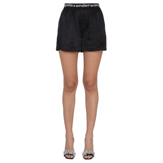 alexanderwang.t silk bermuda shorts