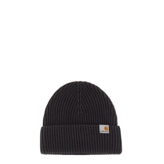 carhartt wip beanie hat with logo