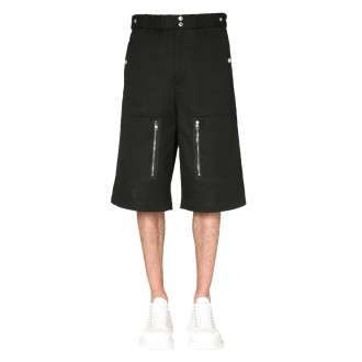 alexander mcqueen japanese gabardine shorts