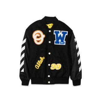 off-white ow bomber nylon varsity