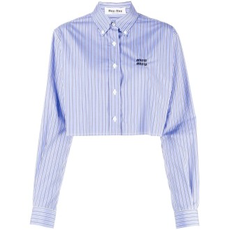 Miu Miu Cropped Shirt
