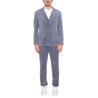 brunello cucinelli double-breasted suit
