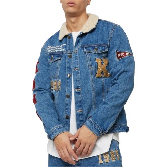 KK OG PATCHED DENIM JACKET 
VINTAGE INDIGO