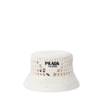 Prada Raffia Bucket Hat