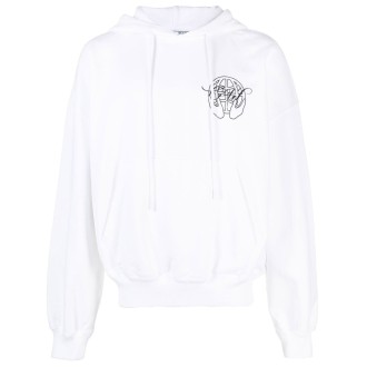Off White `Hand Arrow` Boxy Hoodie
