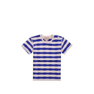 T-SHIRT A RIGHE IN COTONE