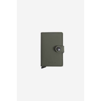 SECRID Porta carte Matte Green Black mini wallet