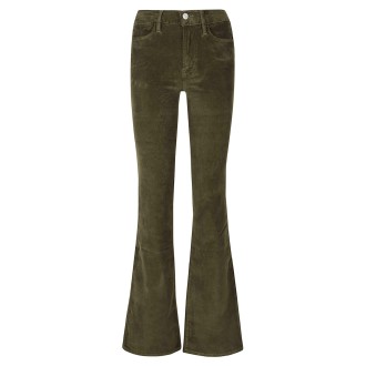 Frame - Jeans Le High Flare Cord Green