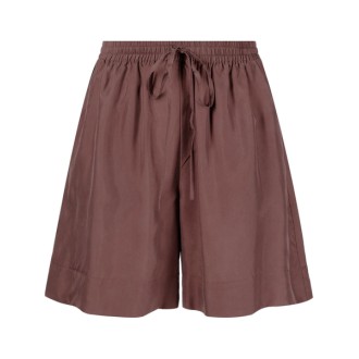 PAROSH drawstring high-waist s