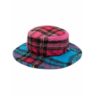 KHRISJOY check print mix hat