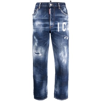 DSQUARED2 distressed-effect cr