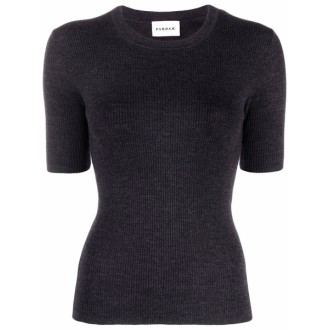 PAROSH short-sleeved wool top