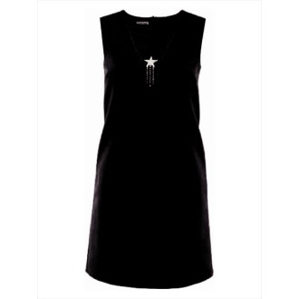 MIU MIU sleeveless black star