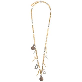 DOLCE&GABBANA Multi charm neck